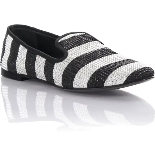 Loafers , female, Sizes: 4 1/2 UK - giuseppe zanotti - Modalova