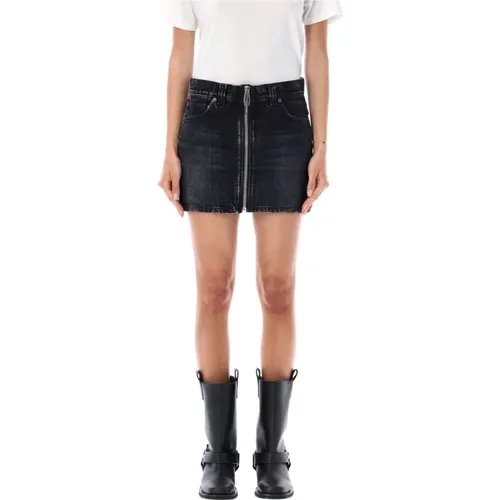 Denim Mini Skirt Bassano , female, Sizes: W28, W25, W27 - Haikure - Modalova