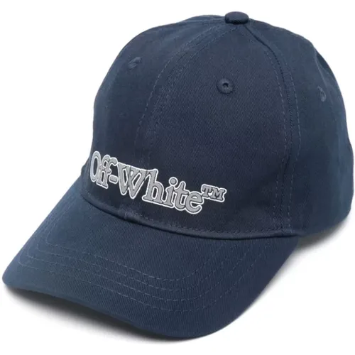 Navy Bookish Baseball Cap - Off White - Modalova