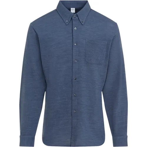 Denim Wool Shirt , male, Sizes: XL, S, L, M - Berluti - Modalova