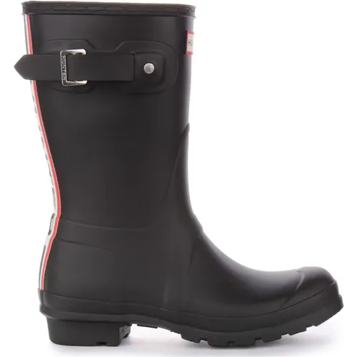 Kurze Tri Farbe Stiefel Für Frauen , Damen, Größe: 39 EU - Hunter - Modalova