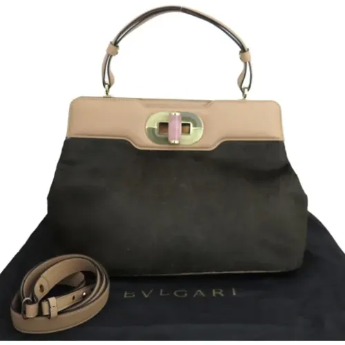Pre-owned Leather handbags , female, Sizes: ONE SIZE - Bvlgari Vintage - Modalova