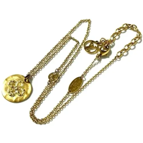 Pre-owned Metal necklaces , female, Sizes: ONE SIZE - Louis Vuitton Vintage - Modalova