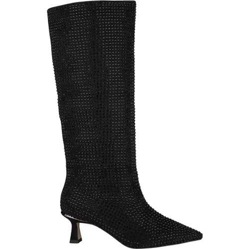 Pointed Toe Leather Ankle Boots , female, Sizes: 3 UK, 4 UK, 7 UK, 5 UK, 6 UK, 9 UK, 8 UK - Alma en Pena - Modalova