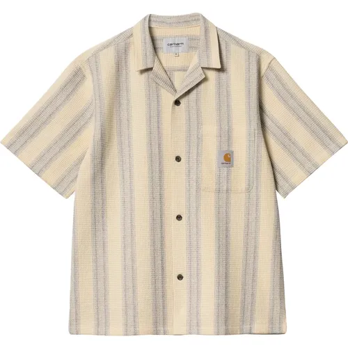 Dodson Stripe/Natural Hemd , Herren, Größe: M - Carhartt WIP - Modalova