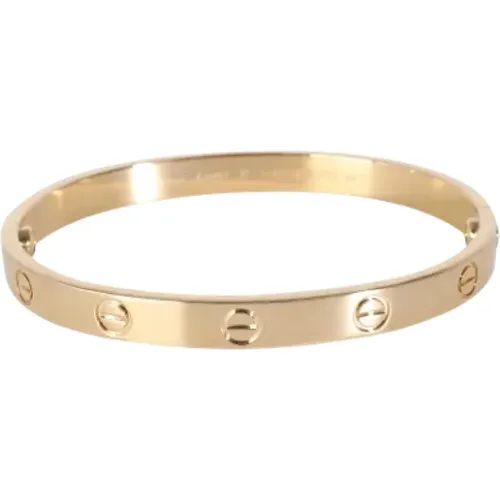 Pre-owned Gold bracelets , female, Sizes: ONE SIZE - Cartier Vintage - Modalova