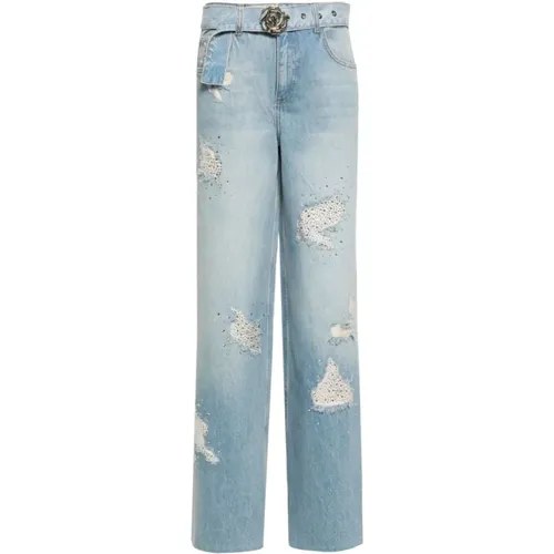 Klassische Denim Jeans für den Alltag , Damen, Größe: W26 - Blugirl - Modalova
