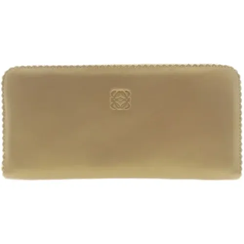 Pre-owned Leather wallets , female, Sizes: ONE SIZE - Loewe Pre-owned - Modalova