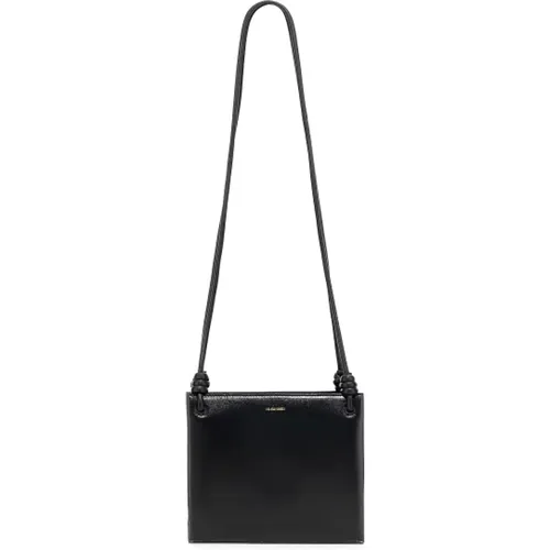 Stylish Double Compartment Cross Body Bag , female, Sizes: ONE SIZE - Jil Sander - Modalova