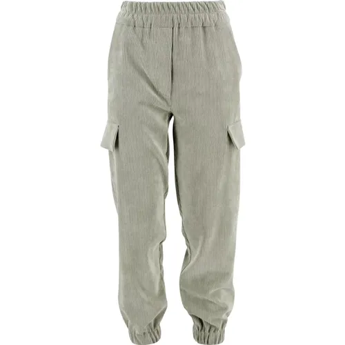 Corduroy Jogging Pants , female, Sizes: XS, 2XS - D.Exterior - Modalova