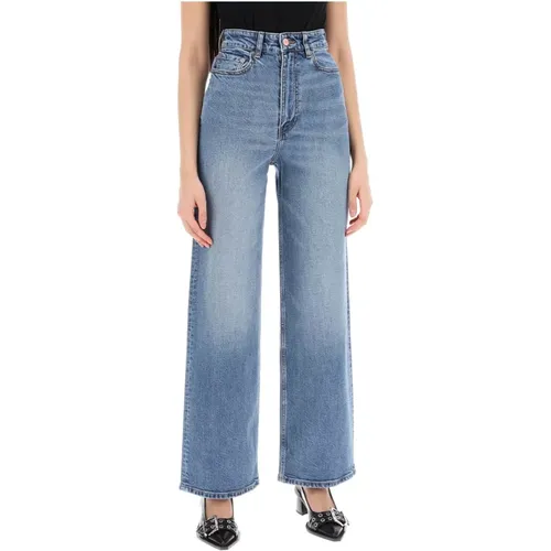 Wide Jeans , Damen, Größe: W25 - Ganni - Modalova