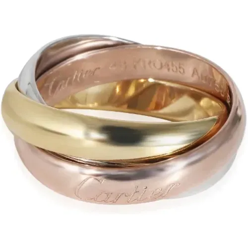 Pre-owned Gold rings , female, Sizes: ONE SIZE - Cartier Vintage - Modalova