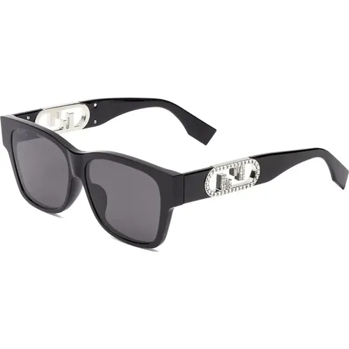 O'LockLarge Sunglasses , female, Sizes: 54 MM - Fendi - Modalova