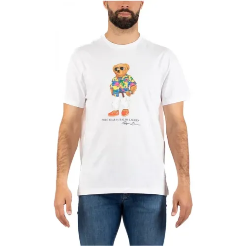 Herren Klassisches T-Shirt , Herren, Größe: XS - Ralph Lauren - Modalova