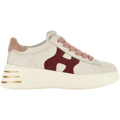 Rosa Rebel Sneakers , Damen, Größe: 35 EU - Hogan - Modalova