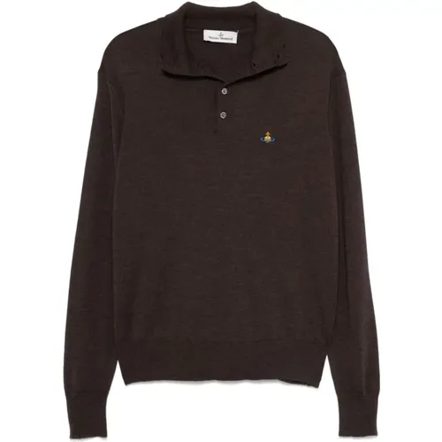 Knitted Sweater High Neck , male, Sizes: L - Vivienne Westwood - Modalova