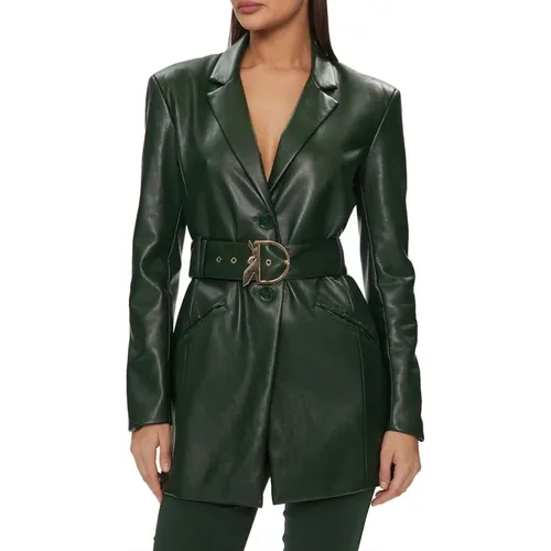 Faux Leather Long Blazer , female, Sizes: XS - PATRIZIA PEPE - Modalova