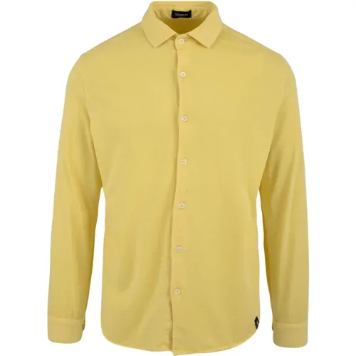 Gelbe Hemden für Herren , Herren, Größe: L - Drumohr - Modalova
