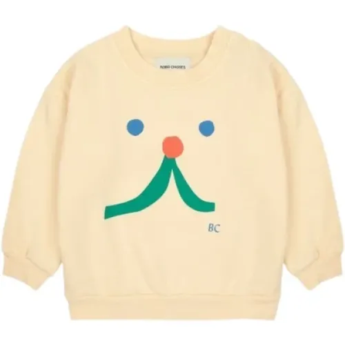 Lustiger Gesicht Baby Sweatshirt - Bobo Choses - Modalova