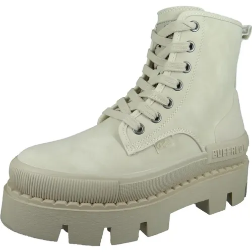 Creme Damen Stiefelette , Damen, Größe: 40 EU - Buffalo - Modalova