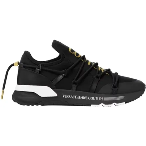 Kühne Schwarze Sneakers für Männer , Herren, Größe: 42 EU - Versace Jeans Couture - Modalova