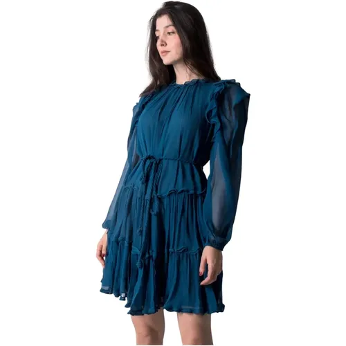 Gaelle Dress Sapphire Fa230107 - 36 , Damen, Größe: L - Ulla Johnson - Modalova