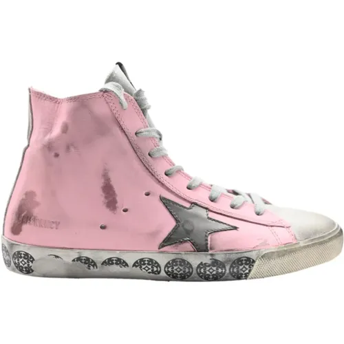 Rose Silver Star Sneakers , Damen, Größe: 39 EU - Golden Goose - Modalova