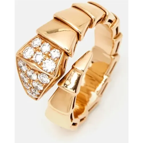 Pre-owned Rose Gold rings , female, Sizes: ONE SIZE - Bvlgari Vintage - Modalova