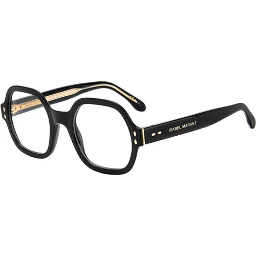 Schwarze Brillengestelle , unisex, Größe: 51 MM - Isabel marant - Modalova