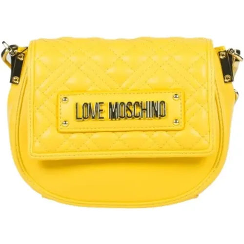 Small Quilted Shoulder Bag , female, Sizes: ONE SIZE - Love Moschino - Modalova