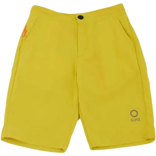 Viskose Bermuda Shorts mit Doppeltasche - Suns - Modalova