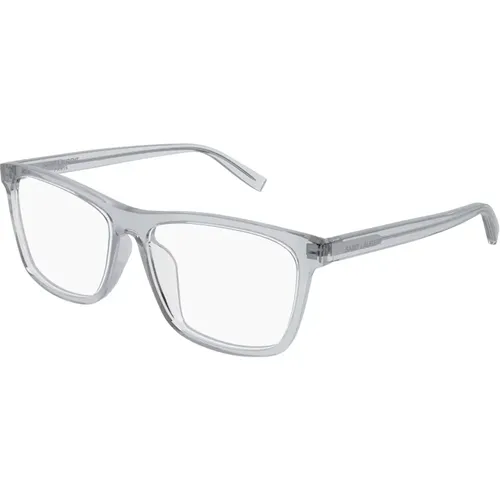 Graue Brillengestelle SL 505 , unisex, Größe: 56 MM - Saint Laurent - Modalova