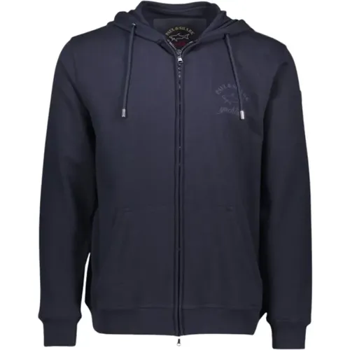 Stylish Zip-through Sweatshirt , male, Sizes: 3XL - PAUL & SHARK - Modalova
