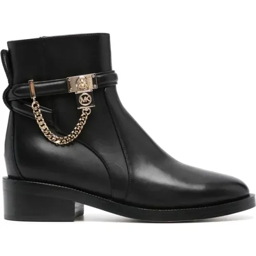 Flat Bootie Ankle Boots , female, Sizes: 8 UK, 4 1/2 UK, 6 UK, 7 UK, 3 UK, 5 UK, 5 1/2 UK, 4 UK - Michael Kors - Modalova