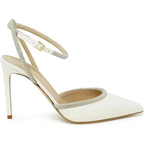 Womens Shoes Pumps Ivory Ss24 , female, Sizes: 5 UK, 4 1/2 UK, 4 UK, 6 UK, 5 1/2 UK - Ninalilou - Modalova