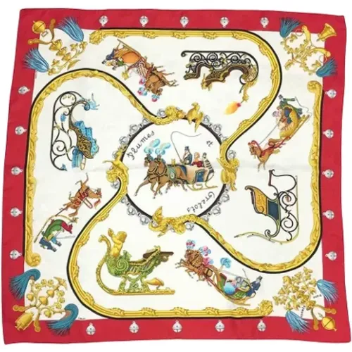 Pre-owned Silk scarves , female, Sizes: ONE SIZE - Hermès Vintage - Modalova