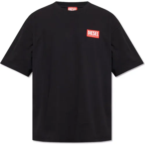 ‘T-Nlabel-L1’ T-shirt , male, Sizes: M, L, XL - Diesel - Modalova