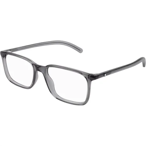 Stylische Brille Mb0328O Farbe 002,Stylische Brille Mb0328O Schwarz - Montblanc - Modalova