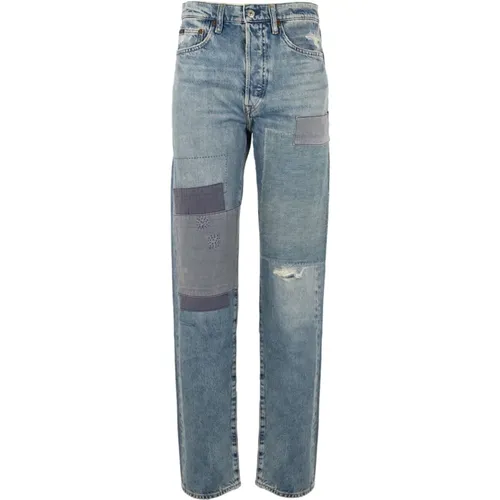 Women Patched Jeans , female, Sizes: W28, W26 - Ralph Lauren - Modalova