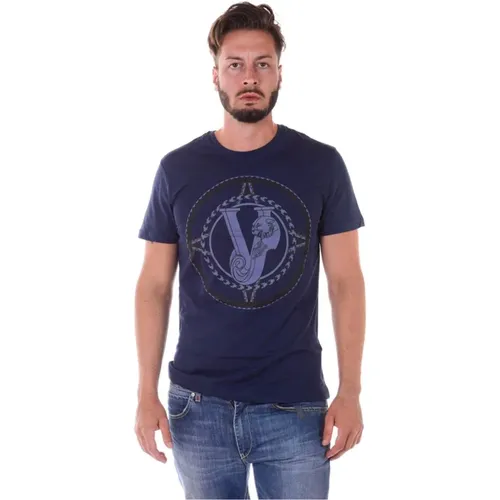 Jersey Luna Sweatshirt , Herren, Größe: L - Versace Jeans Couture - Modalova