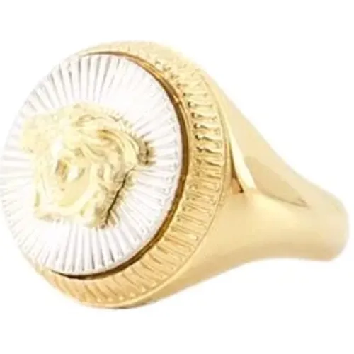 Medusa Biggie Ring - Gold Metall , Damen, Größe: 50 MM - Versace - Modalova