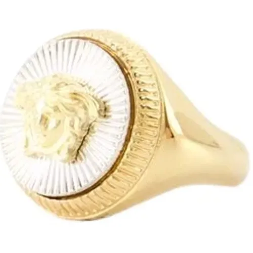 Medusa Biggie Ring - Gold Metall , Damen, Größe: 52 MM - Versace - Modalova