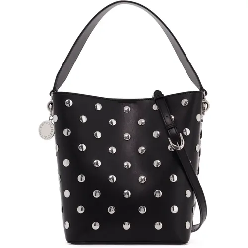 Nieten Veganer Eimer Tasche - Stella Mccartney - Modalova