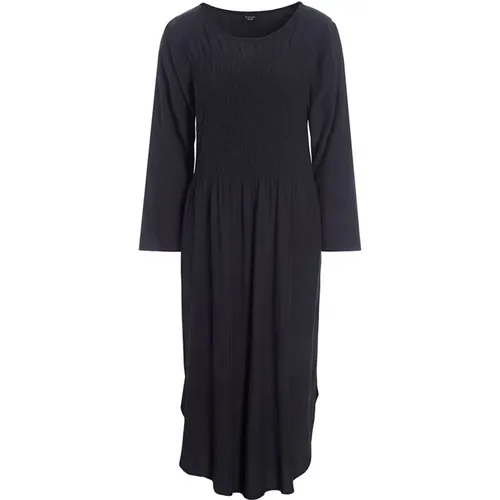 Smock Kleid in Schwarz FSC Viskose , Damen, Größe: XS - Bitte Kai Rand - Modalova