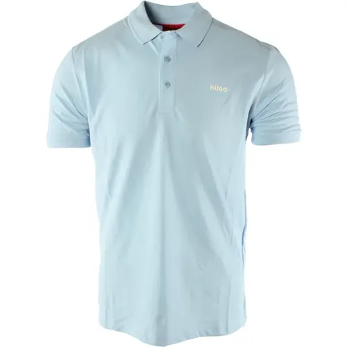 Blau Baumwoll Polo Shirt Regular Fit - Hugo Boss - Modalova