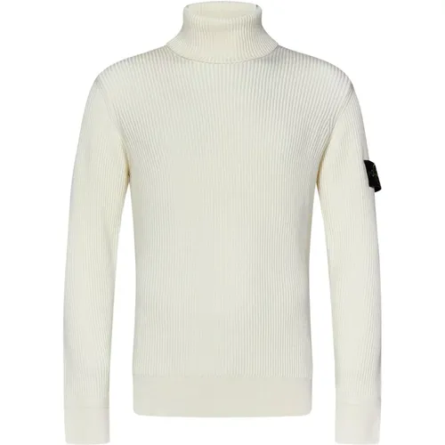 Rib Stitch Sweater Aw24 , male, Sizes: M, L, S - Stone Island - Modalova