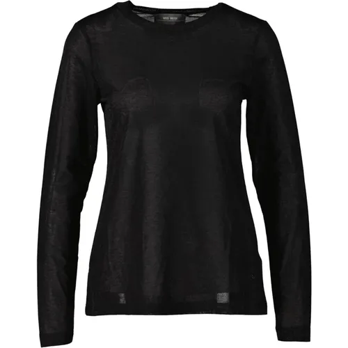 Stylish Longsleeve Shirt , female, Sizes: L, M - MOS MOSH - Modalova