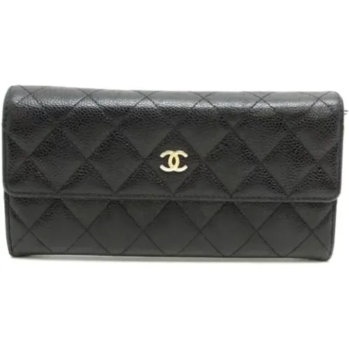 Pre-owned Leather wallets , female, Sizes: ONE SIZE - Chanel Vintage - Modalova