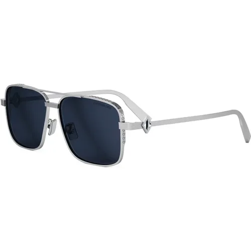 Diamantblaue Sonnenbrille , unisex, Größe: 58 MM - Dior - Modalova