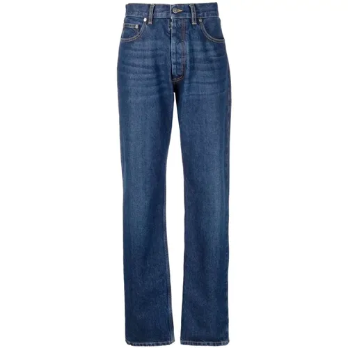 Gerades Jeans , Damen, Größe: S - Maison Margiela - Modalova